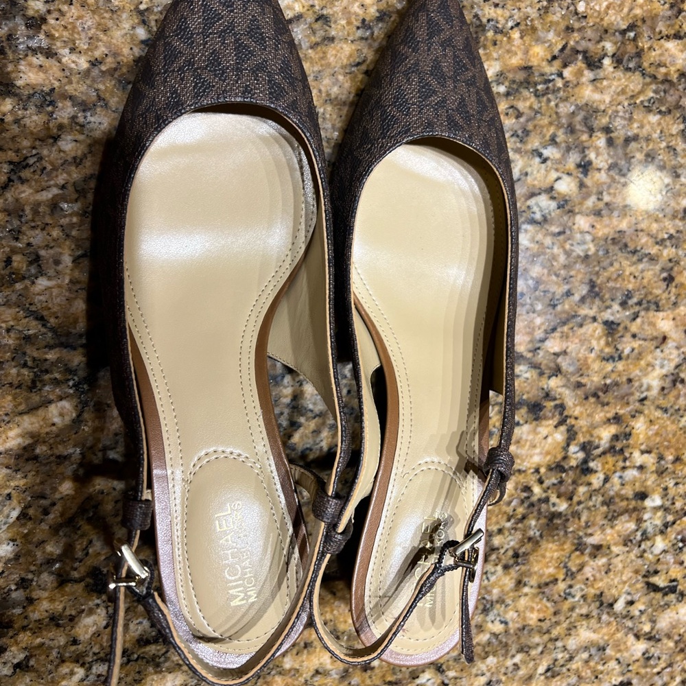 Michael kors Brown Slingback Heels - Picture 11 of 11